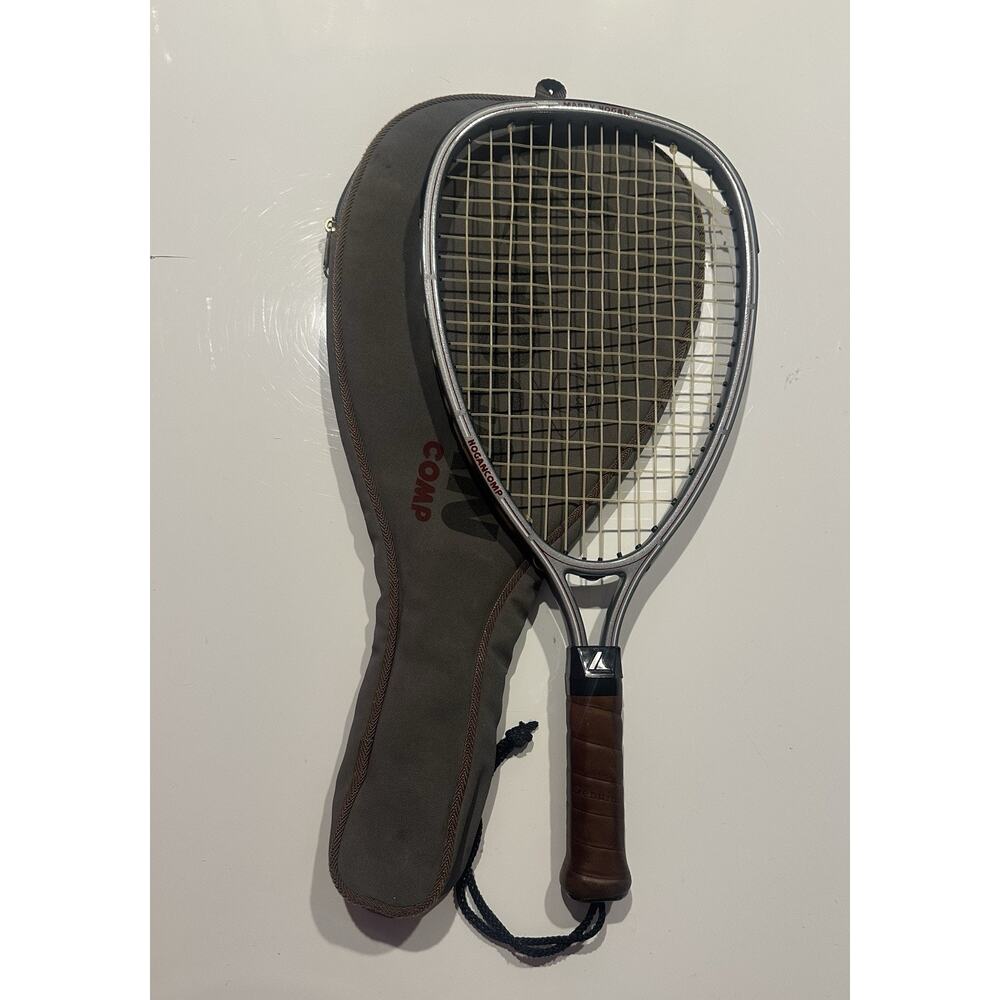 Vintage Marty Hogan Signature Comp Graphite RacQuetball Racquet Cowhide Grip